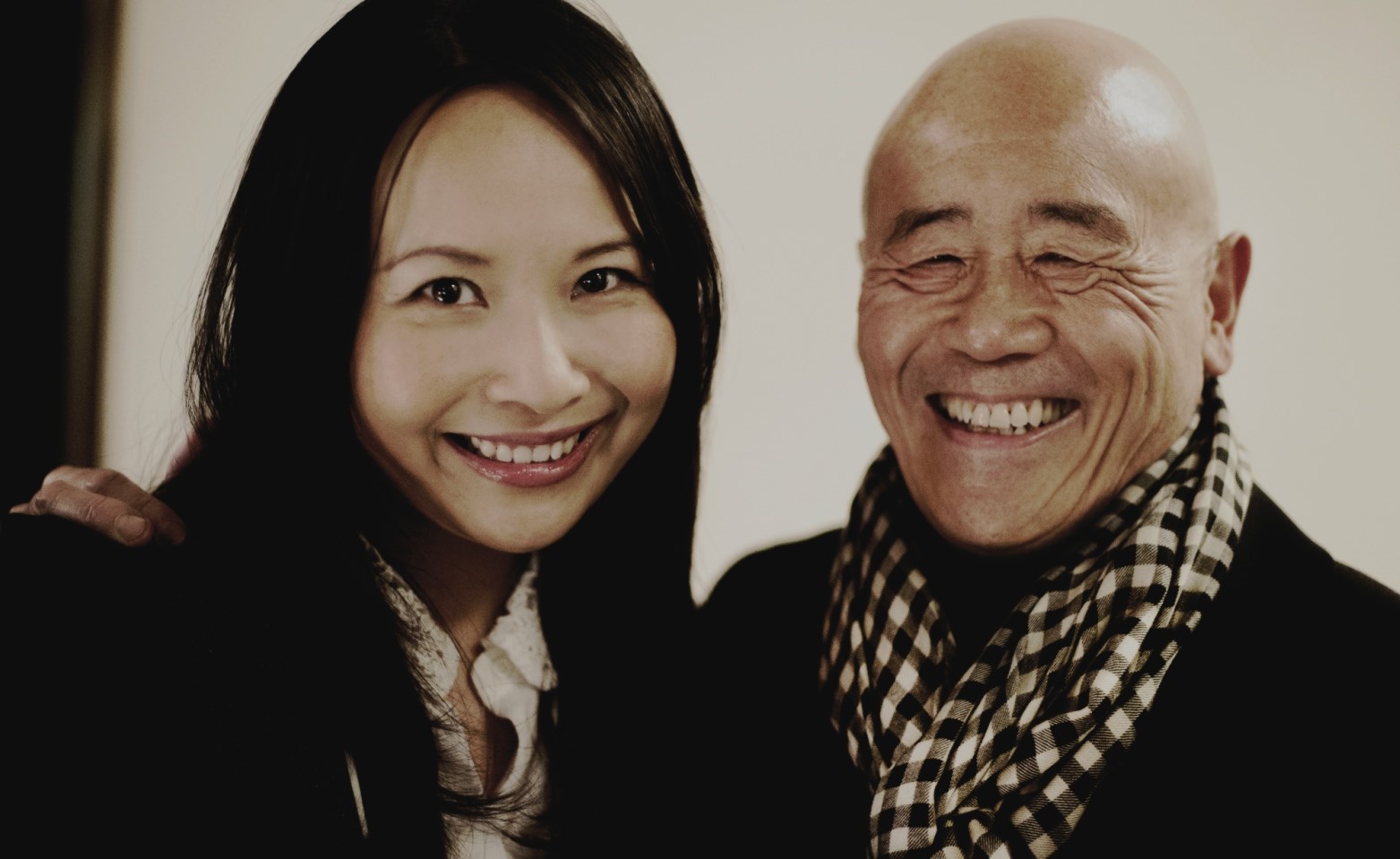 Ching-He Huang and Ken Hom (winners of the Food Broadcast of the Year Award)
